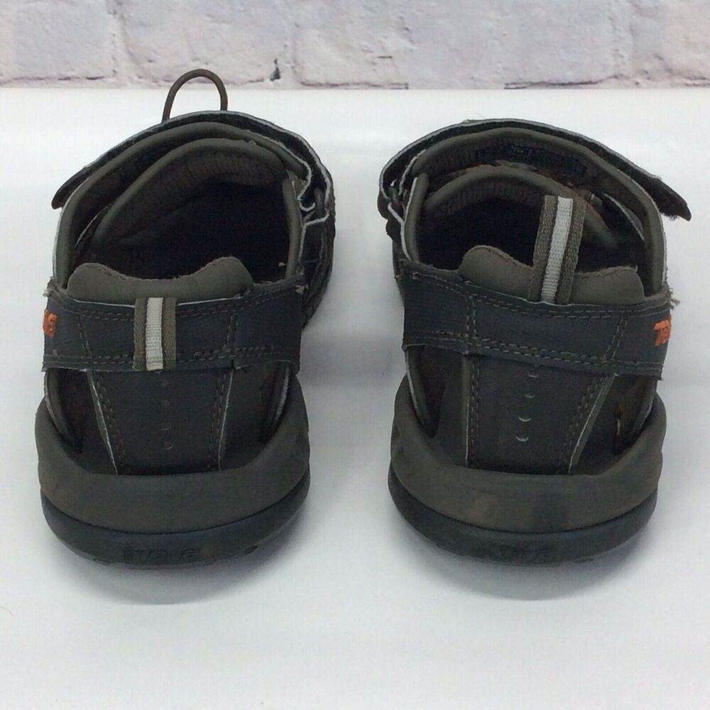 Teva Forebay Fisherman Sandals Men's Size 10 Brown Leather Rugged Outdoor Active - Picture 12 of 12
